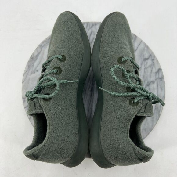 Allbirds Merino Wool Runners Mens 13 Tuke Matcha Green Lace Up Sneaker Shoes - Picture 6 of 11
